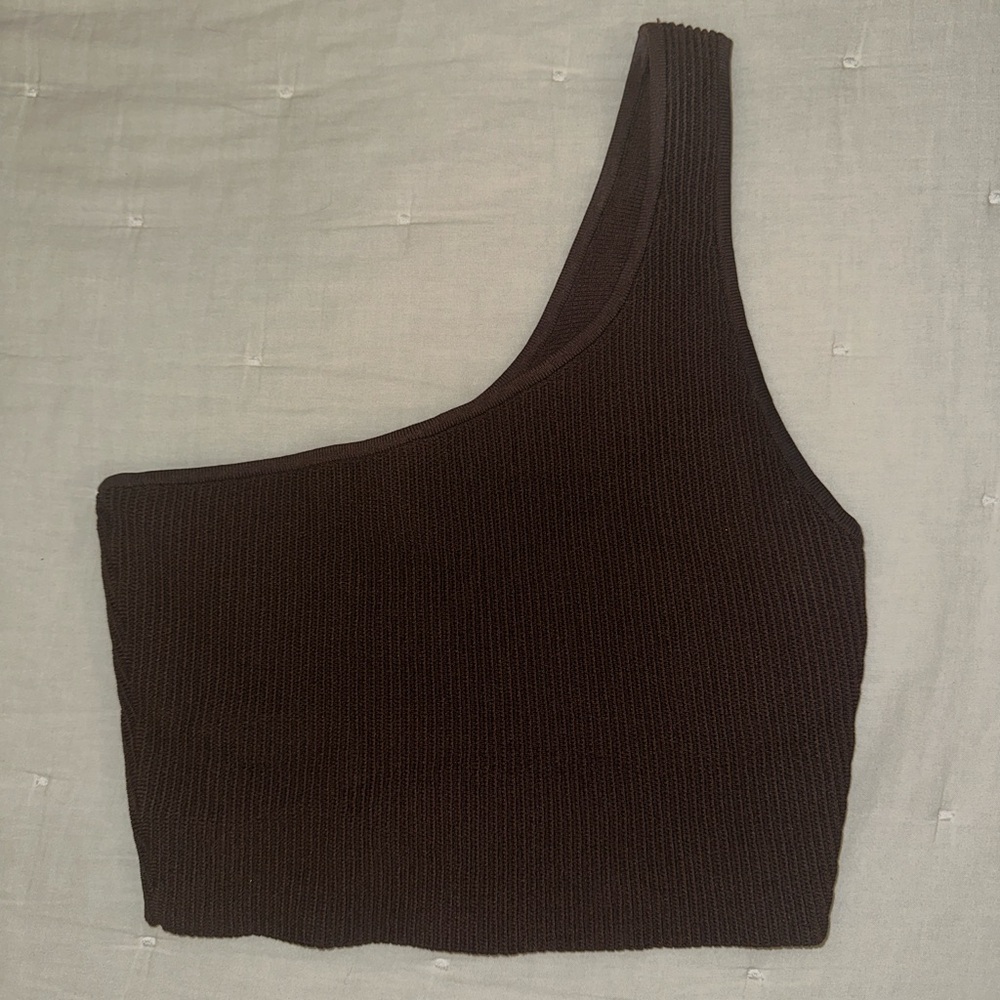 Babaton One Shoulder Sculpt Knit Top - Picture 2 of 6